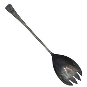 VINTAGE E.P.N.S. Serving Spork Silver Plate Made In ENGLAND Lion‎ Logo